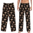 thumbnail image 2 of PISONIC Funny Mens Pajama Pants Lounge Men's Pajama Bottoms Soft Sleep Pants With Pockets Drawstring, 2 of 7