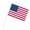 F001- Clear, variant on Mini American Flags on Stick, 5X8 in, Patriotic decor, Outdoor decorations, Summer Outdoor decor, Street Parades, 10 Pcs
