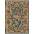 thumbnail image 2 of SAFAVIEH Classic Vintage Kyleigh Floral Polyester Area Rug, Grey/Rose, 5' x 8', 2 of 7