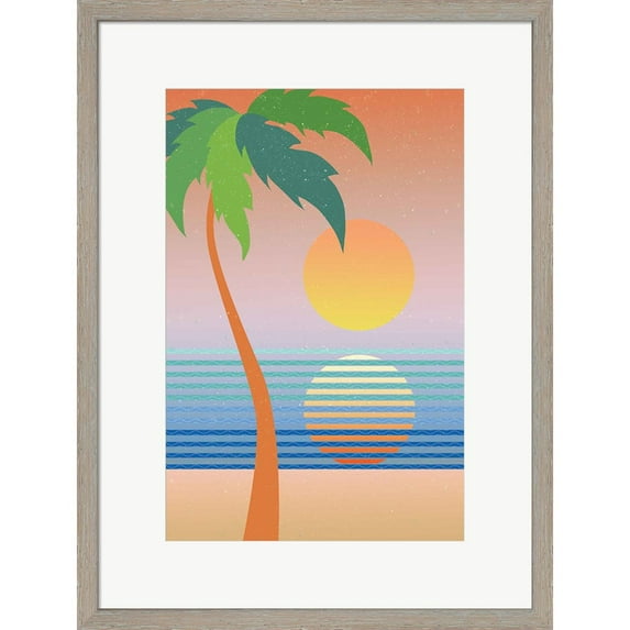 Great Art Now Paradise No Words by Wild Apple Portfolio, Framed Wall Art, 16.5W x 22H