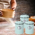 thumbnail image 3 of Juego de Tarros de Almacenamiento de Cocina Sunnimix 3 Piezas Azul, 3 of 7