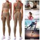 thumbnail image 3 of TFixol Traje de yoga para mujer Patrón de serpiente Cintura alta sin costuras de secado rápido, 3 of 8
