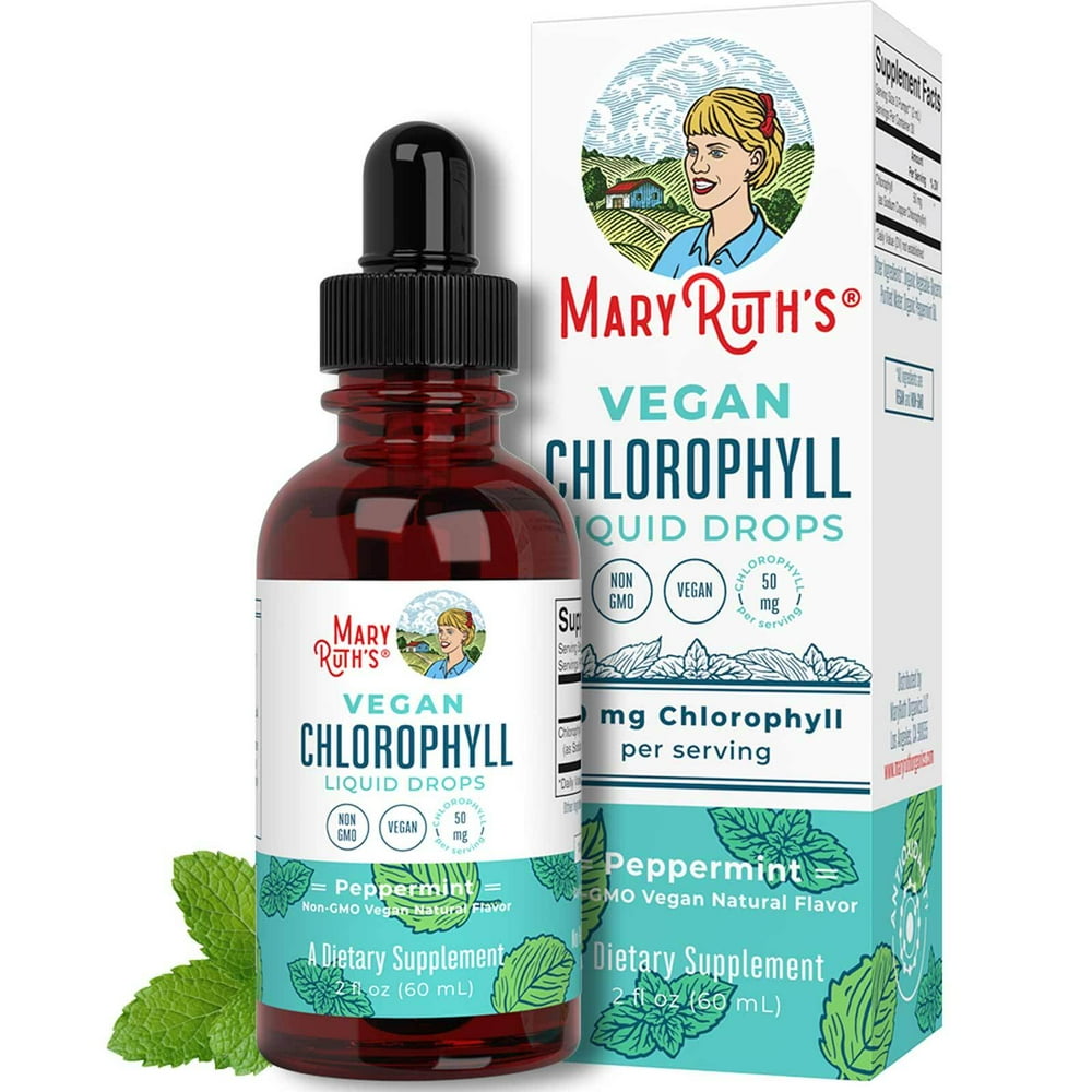 Vegan Chlorophyll Liquid Drops by MaryRuth's Liquid Chlorophyll