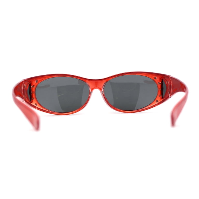 Elegant Red Women\'s Sunglasses with Rhinestone Detail SA106 Womens Rhinestone Polarized Sunglasses, UV400  main image 3