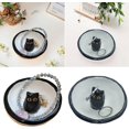 thumbnail image 5 of Soporte de baratija de gato para anillos, collar, pulsera, cuenco/plato, organizador de pendientes, plato de anillo de gato de resina negra para pendientes, 5 of 5