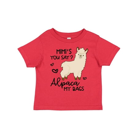 

Inktastic Mimi s You Say Alpaca My Bags Gift Toddler Boy or Toddler Girl T-Shirt