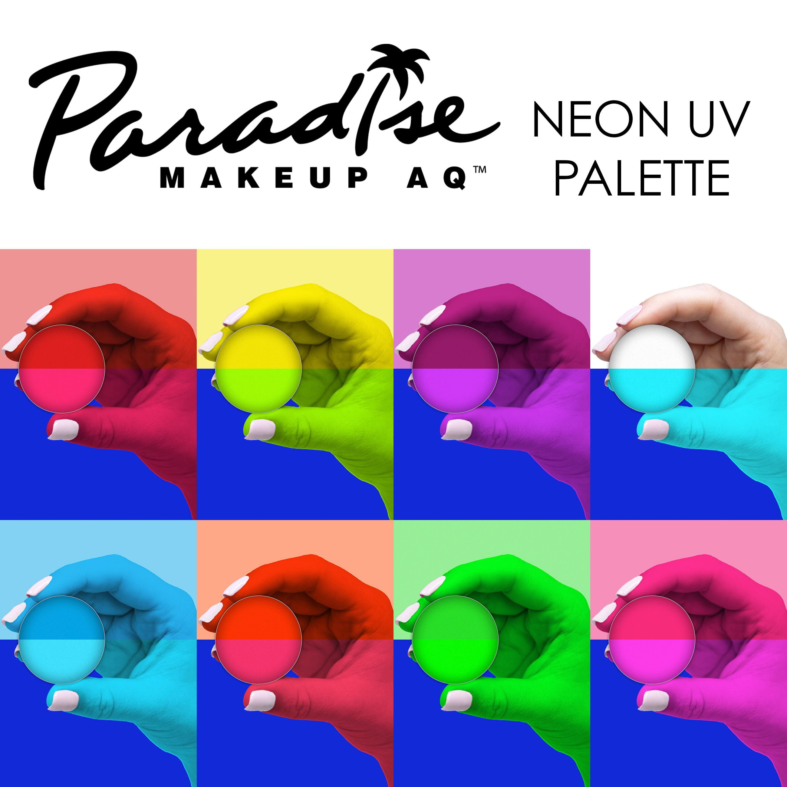 Mehron Paradise Makeup AQ 8 Color Palette – Off Broadway Vintage & Costumes
