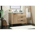 thumbnail image 2 of Elegant Decor Baldwin 42" Single Bathroom Vanity with Backsplash in Natural Oak, 2 of 8