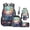 Axolotl Print, variant on Jeiento 16 Inch Kids Backpack and Lunch Box Set, 5 Piece Space Axolotl School Backpack Set for Girls, Includes Lunch Bag Pencil Case Water Bottle Holder Keychain for Elementary Back to School