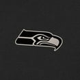 thumbnail image 2 of Men's Antigua  Black Seattle Seahawks Content Quarter-Zip Pullover Top, 2 of 2