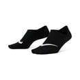 thumbnail image 3 of Women's Nike 3-Pack Everyday Plus Lightweight Training Footie Socks Color: Black White Size: 9-11, 3 of 3