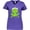 Purple, variant on Inktastic Cute Frog, Green Frog, Crown, Frog Prince Women's V-Neck T-Shirt