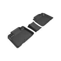 3D MAXpider Custom Fit Kagu Floor Mat (Black) Compatible with Lincoln Nautilus 2019-2023 / MKX 2016-2018 - Second Row
