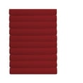 thumbnail image 2 of 550 TC Cotton- Pack of 10 Fitted Sheet / Bottom Sheet 15 Inch Deep Pocket (Solid Burgundy, Expanded Queen) - ALL ROUND ELASTIC FOR PERFECT FIT By The Great American Store, 2 of 4