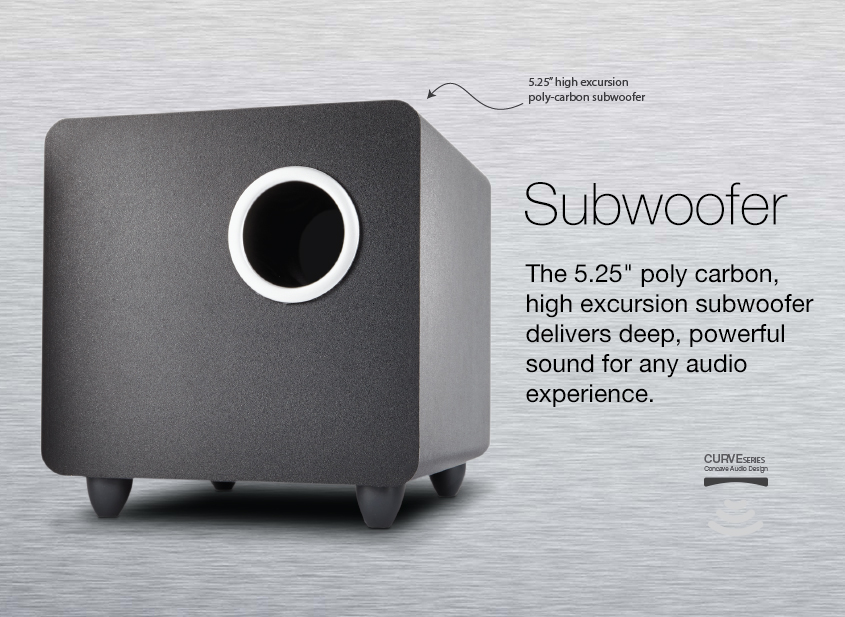 Cyber Acoustics Curve Immersion 2.1 Speaker System - image 5 of 11