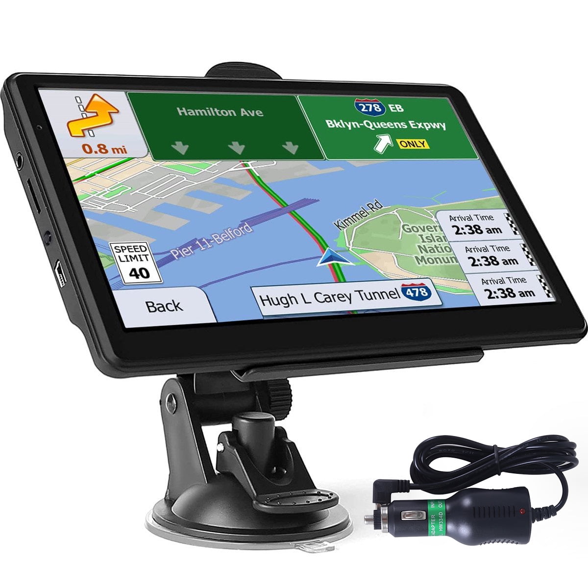 Horen van Monument Belichamen Sunthon GPS Navigation for Car, GPS Truck GPS for Car Garmin 7 Inch Touch  Screen 8G 256M Voice Broadcast Car Navigation System with Speed Camera  Black - Walmart.com