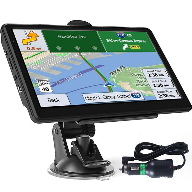 Sunthon GPS Navigation for Car, GPS Truck GPS for Car 7 Touch Screen 256M Voice Broadcast Car Navigation System with Speed Camera Black - Walmart.com
