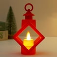 thumbnail image 5 of AuroraX Hanging Candle Lantern Red Christmas Candlestick Holders Rustic Elegant Romantic Vintage Decorative Tealight Candles Holder Valentines Day Table Centerpieces Dining Wedding Decor, 5 of 6