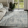 thumbnail image 2 of Abani Vista 5'3"W x 7'6"D VST110B Geometric Blue Area Rug, 2 of 6