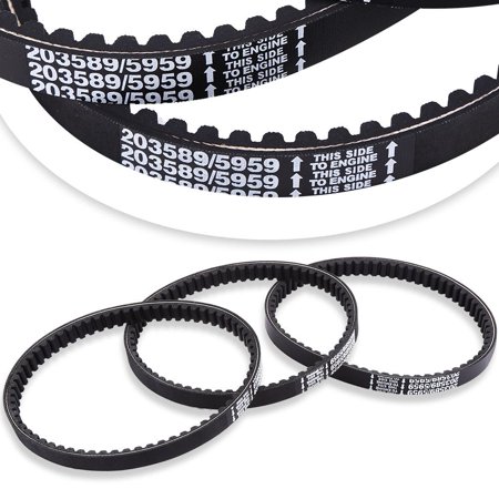 Cinghia Di Trasmissione Per Go Kart – 3 Pezzi Serie 30 Compatibile Manco 5959/Comet 203589 – Ricambio Gomma