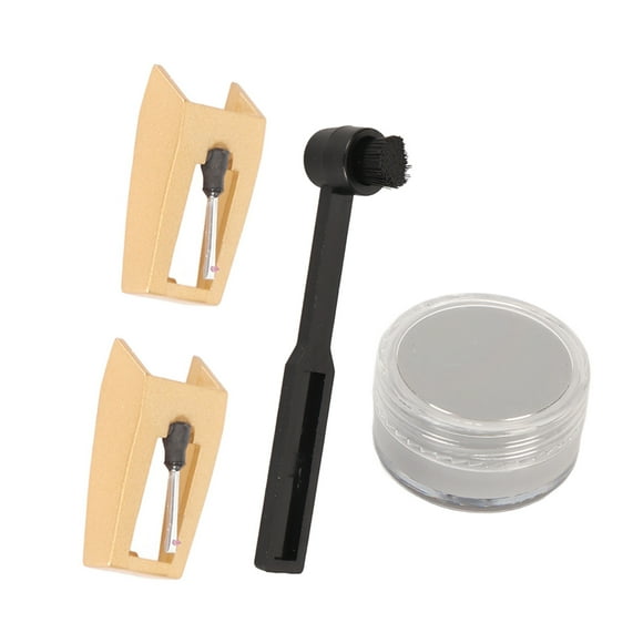 Turntable Replacement Needle, Record Player Needle Cleaner Kit 4 In 1 Easy Installation Stereo For Phonograph