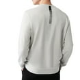 thumbnail image 4 of Avva Men's Crew Neck, Slim Fit, Long Sleeve SweatShirt, Small, Grey, 4 of 4