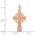 thumbnail image 4 of 14K Rose Gold Celtic Cross Pendant (26 X 13) Made In United States k5515, 4 of 5