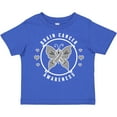 thumbnail image 3 of Inktastic Brain Cancer Awareness with Grey Ribbon and Butterfly Boys or Girls Toddler T-Shirt, 3 of 5