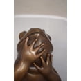 thumbnail image 6 of Nifao Frog on Lotus Outdoor Fountain Statue, Bronze Garden Water Feature Sculpture for Patio & Yard – Garden Outdoor Decor Sculpture, 22"L x 20"W x 44"H, 6 of 12