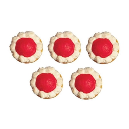 Handley House AZG6751 Strawberry Donuts for Dollhouse Miniature - 5 Piece