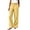 Yellow, variant on Breezora Straight Leg Woven Casual Pants for Women Summer Lightweight Pull On Trousers Comfortable Daily Work Bottoms with Pockets