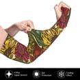 thumbnail image 3 of Daiia Sunflower UV Sun Protection Arm Sleeves - Cooling Compression Arm Sleeve - Sports & UV Arm Sleeves for Men & Women, 3 of 8