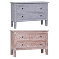thumbnail image 5 of vidaXL Sideboard with 2 Drawers Buffet 2-Drawer Cupboard Solid Mahogany Wood, 5 of 17
