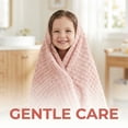 thumbnail image 4 of Unique Bargains Ultra Soft Coral Fleece Fade Resistant Plush Bath Towel Pink 55" x 28", 4 of 8