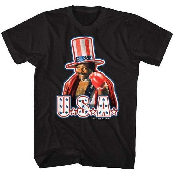 Rocky Usa Black Adult T-Shirt 2Xlt