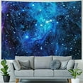 thumbnail image 4 of PRATYUS Apdidl Galaxy Tapestry for Bedroom Aesthetic Space Blue Night Starry Sky Stars Universe Tapestry Mysterious Nebula Wall Hanging Backdrop Room Decor for Bedroom Living Room  40x60inch, 4 of 6