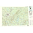 thumbnail image 2 of USGS 32x22 Black Ornate Wood Framed with Double Matting Museum Art Print Titled - Bangor Maine Quad - USGS 1994, 2 of 4