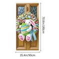 thumbnail image 3 of HongHeng Clearance Under $2.00 Easter Door Curtain Suitable for Large Party Supplies Room Garden Wall Decoration Holiday Decoration Background, 3 of 6