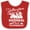 Red and White, variant on Inktastic Wyoming Yellowstone National Park Boys or Girls Baby Bib