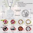 thumbnail image 4 of FaithHeart Saint Florian Pendant Necklace Stainless Steel Fire Fighter Protector Shield Medal, 4 of 6
