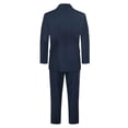 thumbnail image 4 of Men’s Premium Modern Fit Navy Blue With Black Peak Lapel One Button Tuxedos, 4 of 7