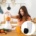 thumbnail image 1 of BESTYASH 1ensemble Couvercle de Tasse à Smoothie de Remplacement pour Mixeur Accessoire Réutilisable en Plastique Noir, 1 of 8