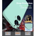 thumbnail image 4 of Compatible with Realme C55 Case for Women Men, Ultra Slim Realme C55 Phone Case Silicone Liquid Soft Shockproof Anti-Scratch Protective Cases (Light Cyan), 4 of 14