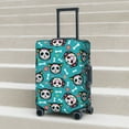 thumbnail image 5 of Yiaed Skull Cat Print Travel Luggage Cover Suitcase Protector Fits 18-32 Inch Luggage Wheel Covers Patterned Elastic Luggage Anti-scratch（No luggage）-Small, 5 of 5