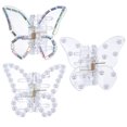 thumbnail image 3 of 3pcs Hair Clips Butterfly Hair Claw Clips Small Hair Jaw Clamp Women Hair Accessory, 3 of 5