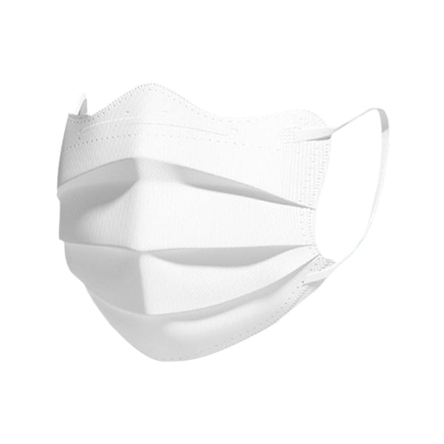 Face Masks 10 PCS - 3-Ply Disposable Face Masks for Adults, Breathable Protection with Soft Ear Loops, Individually Wrapped, Lightweight Dust Protection