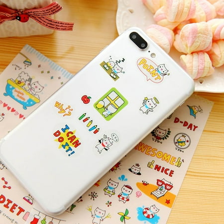 Funny Small Cartoon Pig Diary Stickers Diy Scrapbooking Decoration