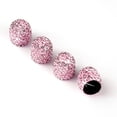 thumbnail image 1 of Tapones para válvulas JUSTTOP Crystal Rhinestone, paquete de 4 unidades, color rosa, 1 of 4