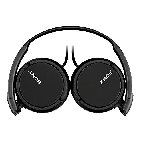 Sony MDR-ZX110 ZX Series Stereo Wired Headphones (Black) with 3.5mm Mini Plug to 1/4 inch Headphone Adapter & HeroFiber® Ultra Gentle Cleaning Cloth. Earphones /Audifonos /Headset /Head Phones /Sport - image 2 of 4