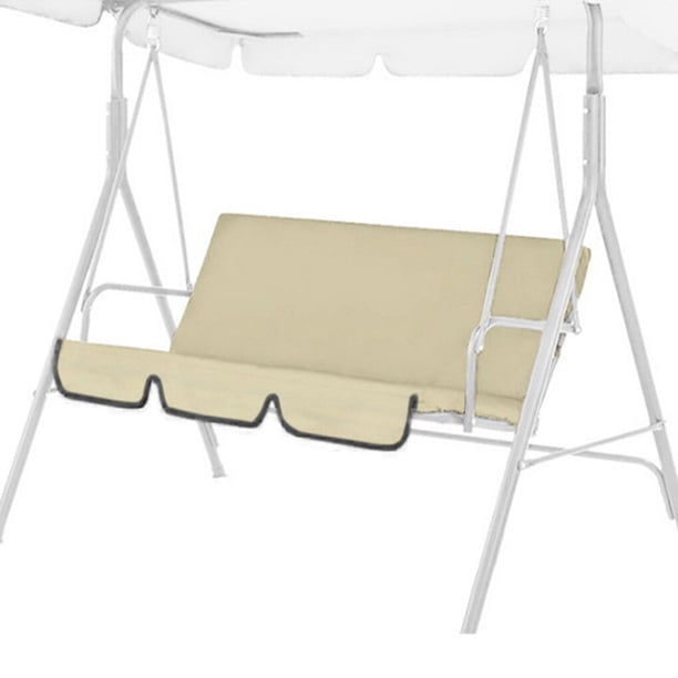 Naiovety Funda para silla columpio, funda protectora impermeable para jardín al aire libre, cojín para asiento Jardín y Patio Beige